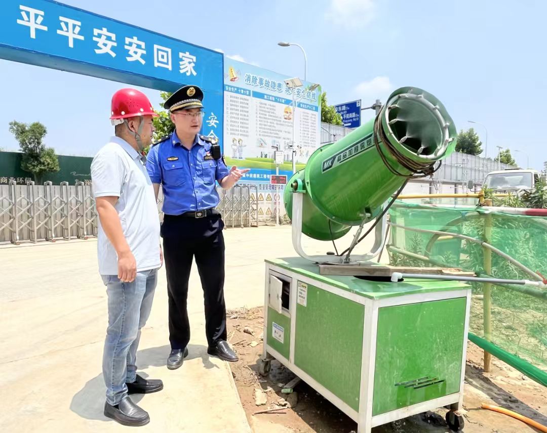 雨花在建项目新进度，工友消暑有“凉方”